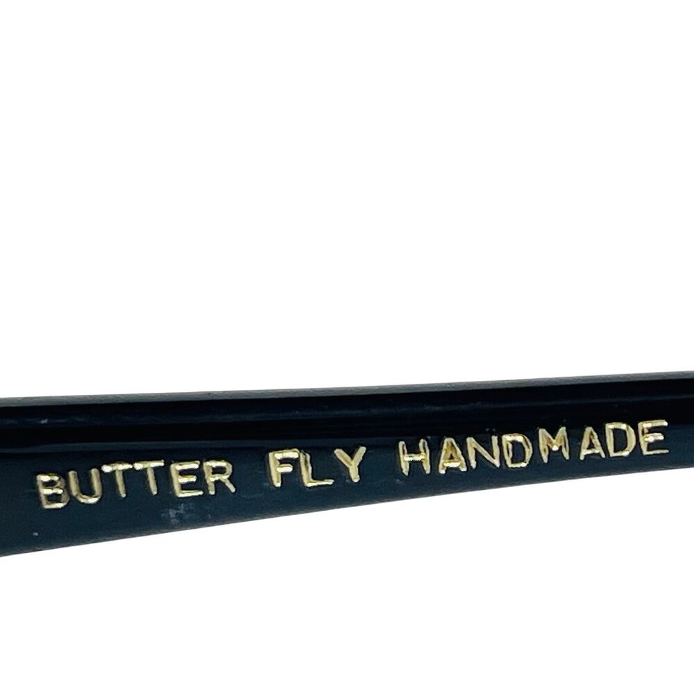 Black Flys Butter Fly Sunglasses Black White Frame Pink Lens USA New Vintage - Picture 12 of 12